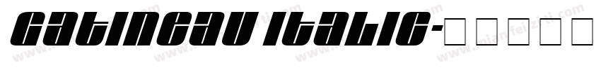 Gatineau Italic字体转换